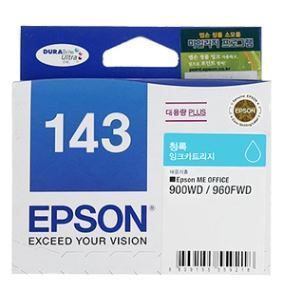 EPSON T143 / Cyan / T143270 (정품)   EPSON ME Office 960FWD, 900WD, 82WD, WorkForce WF-7511, WF-7521, WF-7011