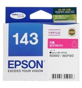 EPSON T143 / Magenta / T143370 (정품)   EPSON ME Office 960FWD, 900WD, 82WD, WorkForce WF-7511, WF-7521, WF-7011